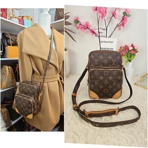 Louis Vuitton Monogram Brown Crossbody Bag